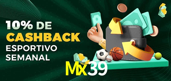 10% de bônus de cashback na Mx39