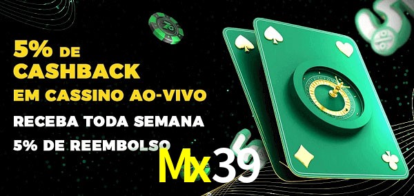 Promoções do cassino ao Vivo Mx39